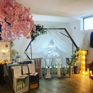 Wedding Fayre Set Up