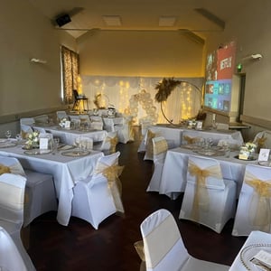 50th Birthday Party Complete Set up By Us - except balloons 