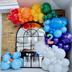 Rainbow Balloon Garland