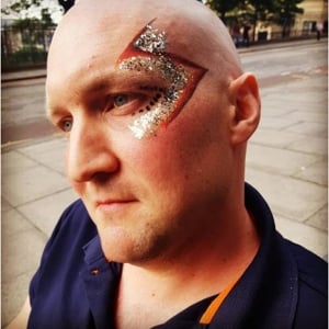 Mens face painting