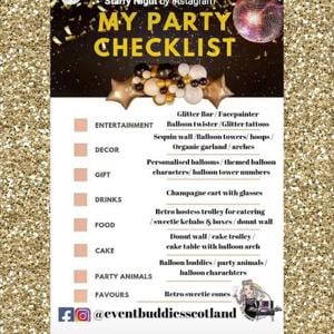 Party checklist