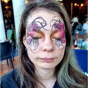 Adult face art 