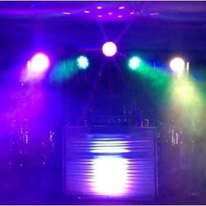 Par Cans & Mirror Ball