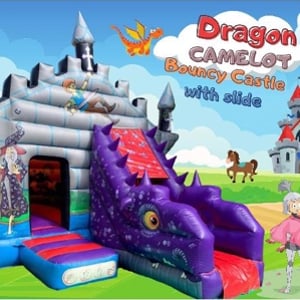 Dragon Camelot Bouncy Castle with Slide