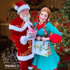 Santa Claus and Cinnamon the Elf