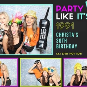 Redditch Photobooth 30th Birthday