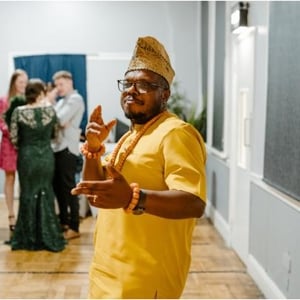 Joe in action in Sheffield