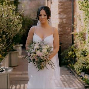 Bride before ceremony