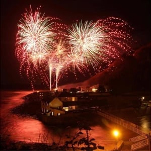 Large Public Bonfire Night Event