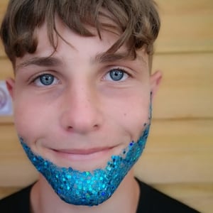 Festival glitter beard