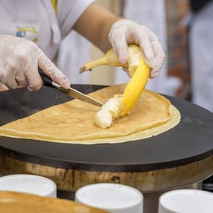 Freshly Cooked Crepe Hire by Events Catered Small