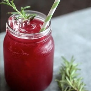 Blackberry Lemonade No Whiskey Mocktail