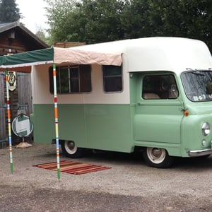 Vintage Morris Camper Van Hire