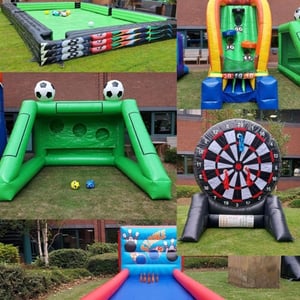 Giant inflatable games package