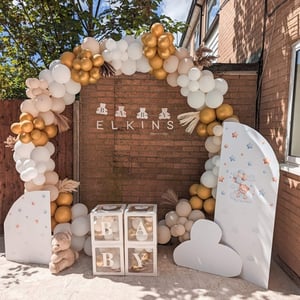 Neutral Baby Shower Display