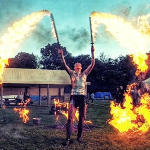 Captivating grand fanale