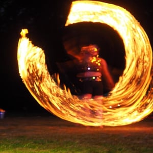 Private fire show 