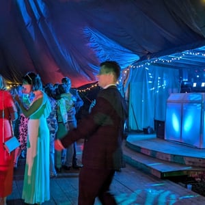 Wedding in the woods, Chipping Norton