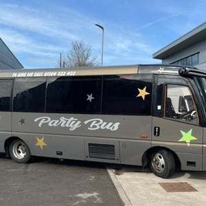 Grey Party Bus