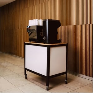 Pop-Up Coffee Bar Stand