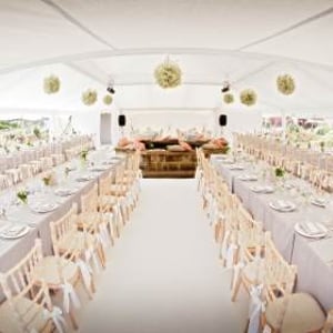 Pearl Tent Luxury Long Table Dining