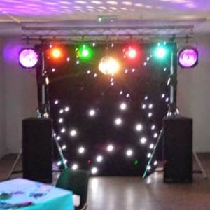 Black Gold Disco Rig with mirrorball