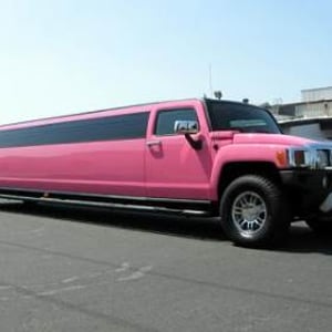 Pink Hummer H3 Limousine (Up to 8)