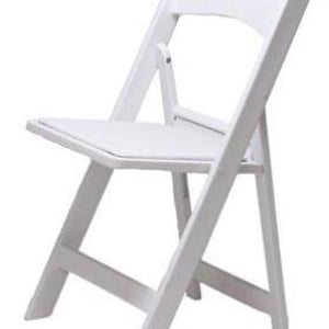 White Resin Fold Flat