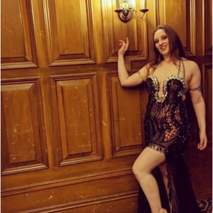Doe Demure belly dance at The Grand Hotel
