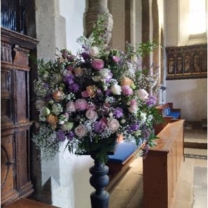 large flower displays