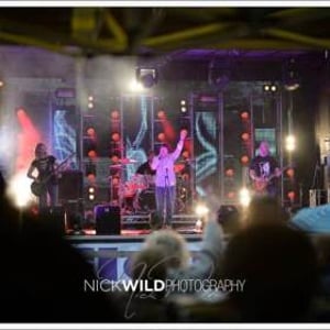 The Hazards Live on the big stage