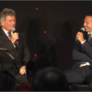 Hosting Q&A with Ryan Giggs, OBE at Old Trafford, Manchester.
