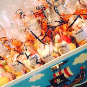 sweetie cones & pirate treasure chest