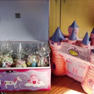 Pinata and Sweetie Cones in Treasure Chest