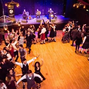 Ceilidh Dancing in Edinburgh with HotScotch Ceilidh Band