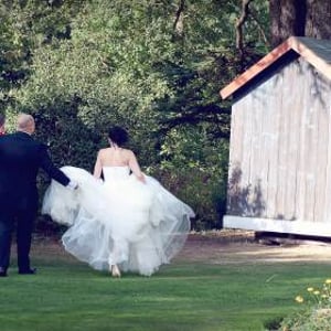 A Quiet Moment for the Bride and Groom
