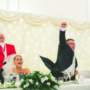 Relief From Father of the Bride "Yeah I Did It"