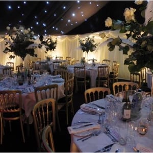 9m wide with uplights