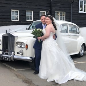 LWB Silver Cloud Rolls Royce wedding car