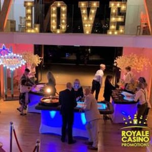 LED tables Las Vegas theme