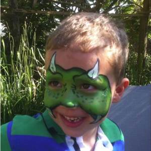 Dinasour Face Painting