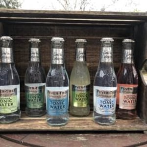 Fever-tree selection for Scottish Craft gin bar