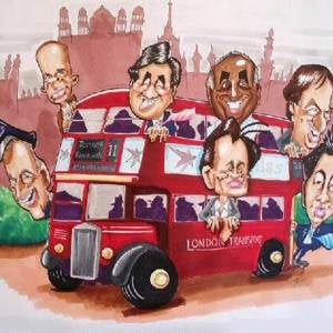 Routemaster Caricature