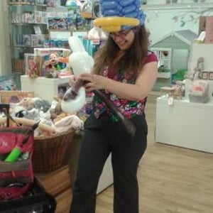 Tanya Balloon Modelling at McEwens of Perth