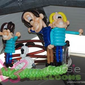 Balloon Model Display at Active Kids Adventure Park.