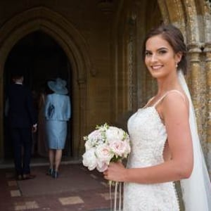 peony and rose bouquet