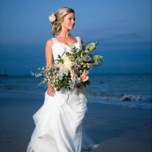 pink sea shore bouquet