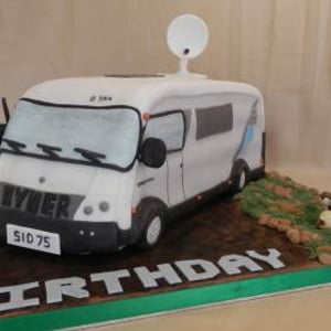 Hymer Motorhome Novelty Cake