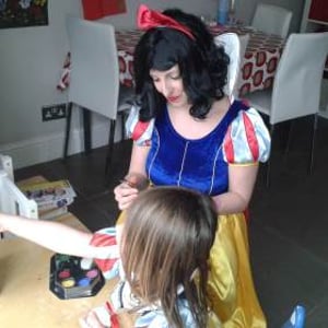 Snow White Face Painting