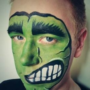 The Hulk Face Paint